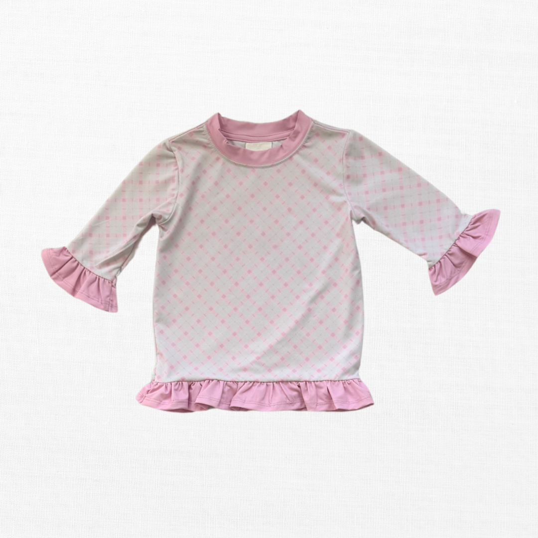 Pink Gingham Shirt