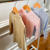 UPF 50+ Hoodie in tan, pink, blue